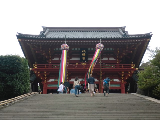 鎌倉八幡と蓮池