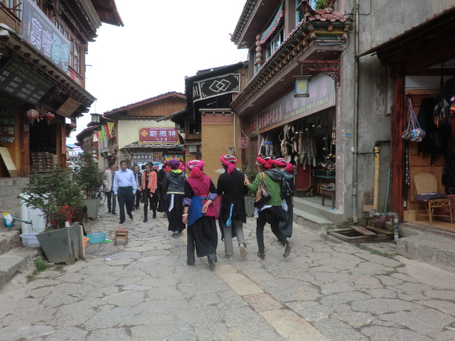 雲南省、香格里拉（シャングリラ）の古城散策