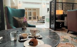 ラウンジで静かなコーヒータイム@インターコンチネンタル ホテル シンガポール