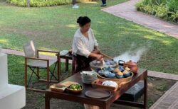 ローズウッド ルアンパバーンで朝ご飯