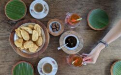 バリ島ムンドックエリアでコーヒーのテイスティング＠Kejapa bamboo and coffee house