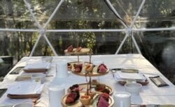 グランピング森の空の美味しい朝ご飯