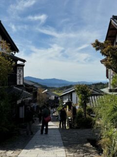 木曽川を渡って中山道の馬籠宿へ2025秋