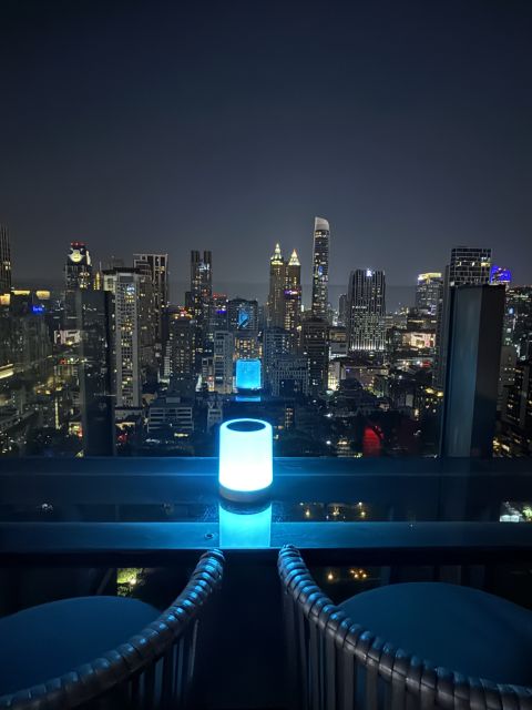 ホテルインディゴ バンコク ワイヤレスロードのルーフトップバーとレストラン